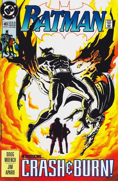 Batman, Vol. 1 Crash & Burn: A Love Story |  Issue#483A | Year:1992 | Series: Batman | Pub: DC Comics