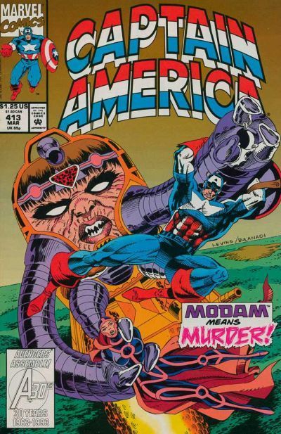 Captain America, Vol. 1 Hostile Takeover |  Issue#413A | Year:1993 | Series: Captain America | Pub: Marvel Comics |
