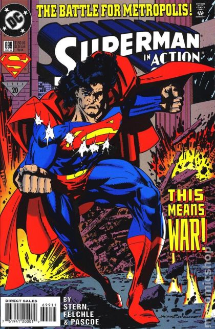 Action Comics, Vol. 1 The Battle For Metropolis! - Part 1: Eye Of The Hurricane |  Issue#699A | Year:1994 | Series:  | Pub: DC Comics |