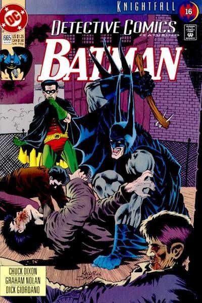 Detective Comics Knightfall - Part 16: Lightning Changes |  Issue#665A | Year:1993 | Series: Detective Comics | Pub: DC Comics