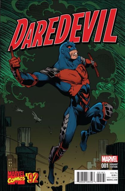 Daredevil, Vol. 5  |  Issue#1F | Year:2015 | Series: Daredevil | Pub: Marvel Comics | Incentive Marvel 92 Variant Cover