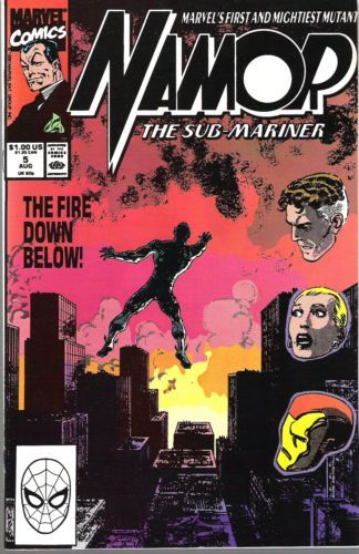 Namor, The Sub-Mariner All the Rivers Burning |  Issue#5A | Year:1990 | Series: Sub-Mariner | Pub: Marvel Comics |