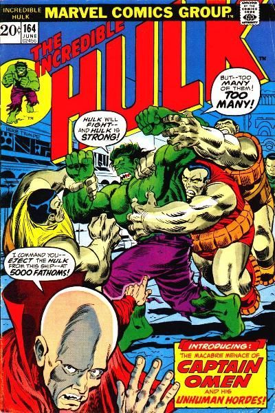 The Incredible Hulk  |  Issue#164A | Year:1973 | Series: Hulk | Pub: Marvel Comics |