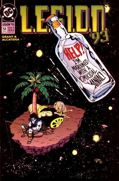 L.E.G.I.O.N. Desert Island Blues |  Issue#51 | Year:1993 | Series: Legion of Super-Heroes | Pub: DC Comics