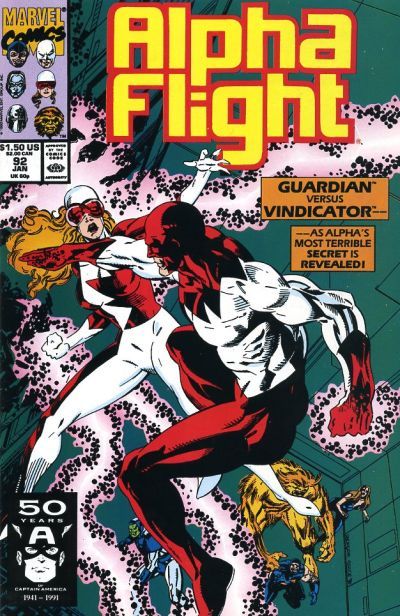 Alpha Flight, Vol. 1 Compromising Positions |  Issue#92A | Year:1991 | Series: Alpha Flight |