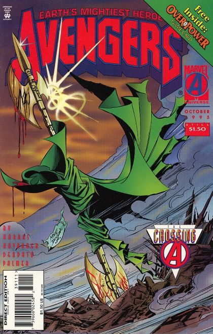 The Avengers The Crossing, Part 1: Shadows of the Past |  Issue#391A | Year:1995 | Series: Avengers | Pub: Marvel Comics