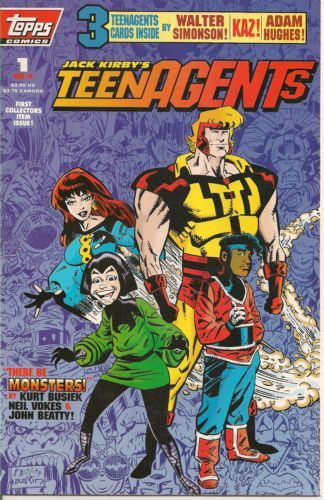 Jack Kirby's TeenAgents Blood And Liberty |  Issue#1 | Year:1993 | Series:  | Pub: Topps Comics