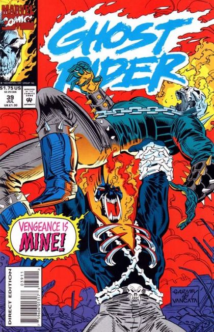 Ghost Rider, Vol. 2 Vengeance! |  Issue#39A | Year:1993 | Series: Ghost Rider | Pub: Marvel Comics