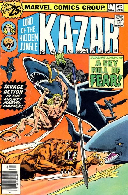Ka-Zar, Vol. 2 A Shark on the Wind! |  Issue#17A | Year:1976 | Series: Ka-Zar | Pub: Marvel Comics