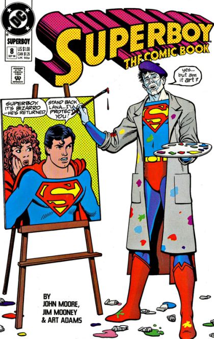 Superboy, Vol. 2 But, Am It Art? |  Issue#8A | Year:1990 | Series: Superboy |