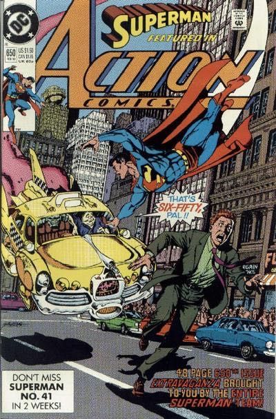 Action Comics, Vol. 1 Reflections |  Issue#650A | Year:1990 | Series:  | Pub: DC Comics |