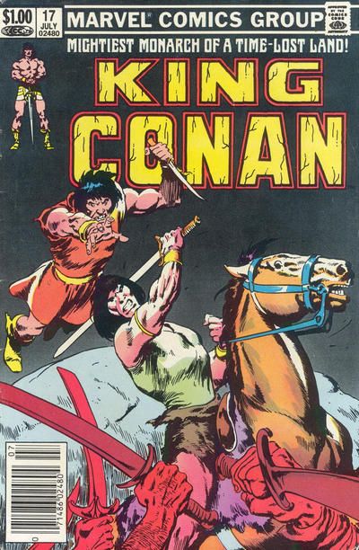 King Conan / Conan the King A Tyrant In Amber |  Issue#17B | Year:1983 | Series: Conan | Pub: Marvel Comics