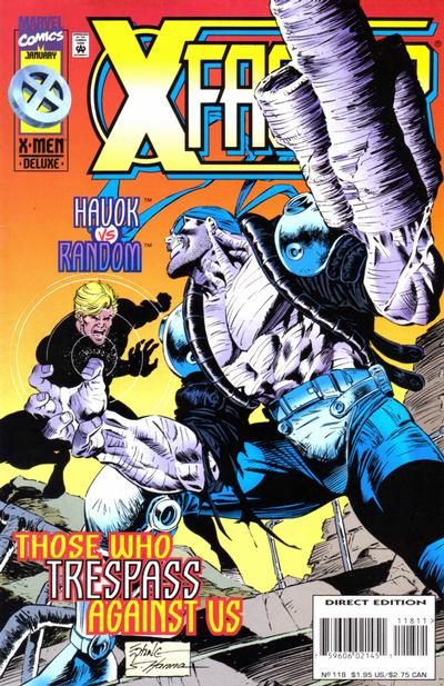 X-Factor, Vol. 1 Havok's Fall |  Issue#118A | Year:1996 | Series: X-Factor | Pub: Marvel Comics