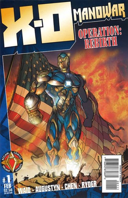 X-O Manowar, Vol. 2 Operation: Rebirth, Fear Itself |  Issue#1A | Year:1996 | Series: X-O Manowar | Pub: Acclaim Comics