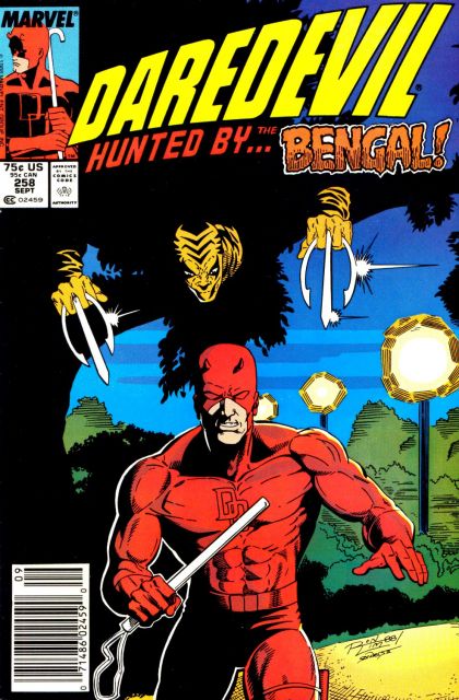 Daredevil, Vol. 1 I Heard The Jungle Breathe |  Issue#258B | Year:1988 | Series: Daredevil | Pub: Marvel Comics