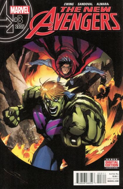 New Avengers, Vol. 4 The Dark is Rising |  Issue#3A | Year:2015 | Series: Avengers |  Gerardo Sandoval Regular Cover