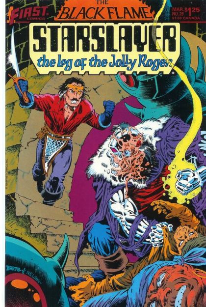 Starslayer, Vol. 1 Enigmas |  Issue#26 | Year:1985 | Series: Starslayer | Pub: First Comics