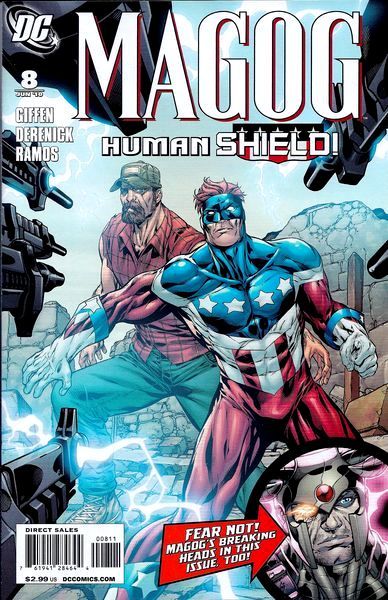 Magog Human Shields |  Issue#8 | Year:2010 | Series:  | Pub: DC Comics