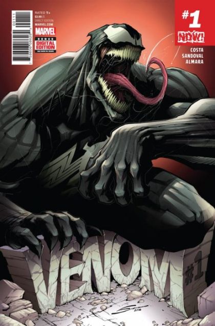 Venom, Vol. 3 Homecoming, Part One |  Issue#1A | Year:2016 | Series: Venom |  Regular Gerardo Sandoval Cover