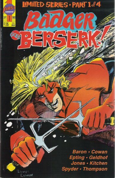 Badger Goes Berserk Badger Goes Berserk |  Issue