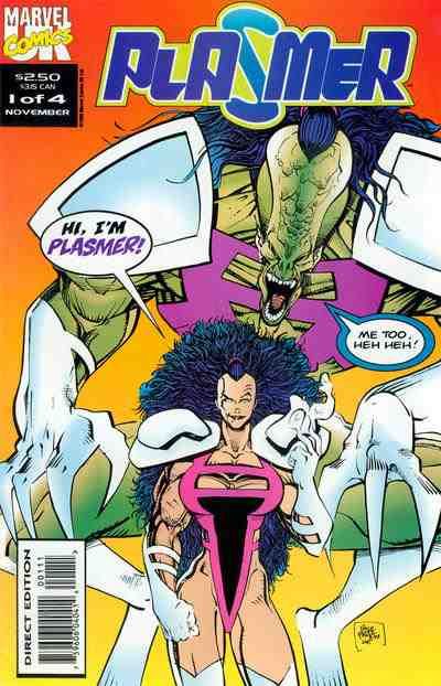 Plasmer Within You...Without You |  Issue#1A | Year:1993 | Series:  | Pub: Marvel Comics | Polybagged with Trading Card(s)