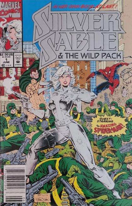 Silver Sable Personal Stakes |  Issue#1B | Year:1992 | Series:  | Pub: Marvel Comics | Newsstand Edition