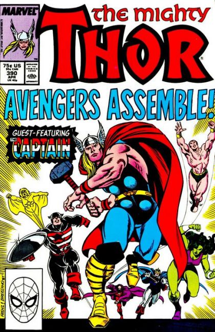 Thor, Vol. 1 The Hero and the Hammer |  Issue#390A | Year:1987 | Series: Thor | Pub: Marvel Comics