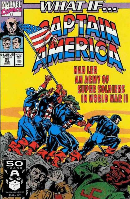 What If, Vol. 2 Cap were Not the Only Super Soldier in WW2 |  Issue#28A | Year:1991 | Series: What If? | Pub: Marvel Comics