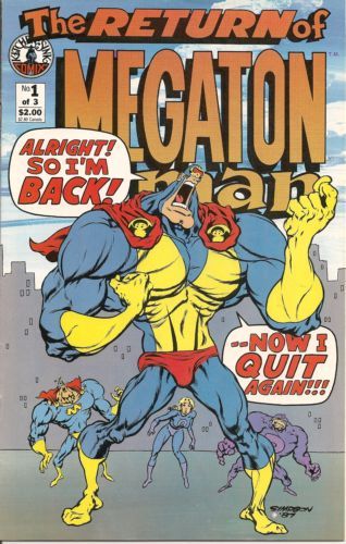 Return of Megaton Man  |  Issue#1 | Year:1988 | Series:  | Pub: Kitchen Sink Press