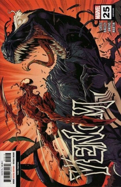 Venom, Vol. 4  |  Issue#25AS | Year:2020 | Series: Venom | Pub: Marvel Comics | 3rd Printing Mark Bagley Variant