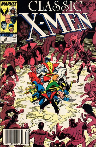 X-Men Classic Where No X-Man Has Gone Before! / What Stuff Our Dreams Are Made Of |  Issue#14B | Year:1987 | Series: X-Men |  Newsstand Edition