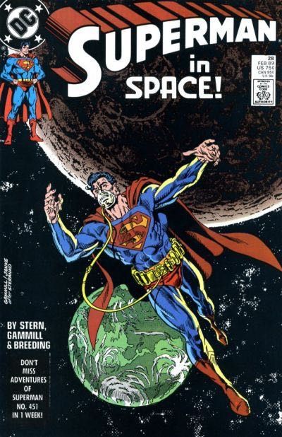 Superman, Vol. 2 Superman in Exile |  Issue#28A | Year:1989 | Series: Superman |