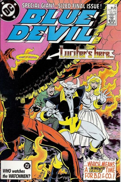Blue Devil Hell's Angel / Lucifer--The Fallen Angel! |  Issue#31A | Year:1986 | Series:  | Pub: DC Comics