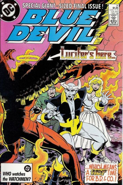 Blue Devil Hell's Angel / Lucifer--The Fallen Angel! |  Issue#31A | Year:1986 | Series:  | Pub: DC Comics |