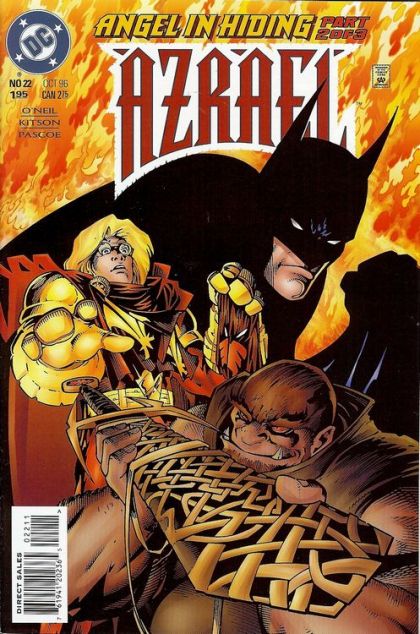 (Damaged Comic Readable/Acceptable Condtion)  Azrael, Vol. 1 Angel In Hiding, Part 2 |  Issue#22A | Year:1996 | Series:  | Pub: DC Comics