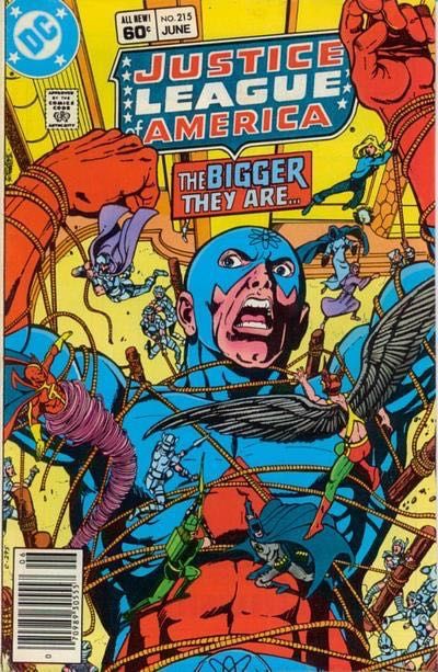 Justice League of America, Vol. 1 Into The Microcosmos, The Bigger They Are... |  Issue#215B | Year:1983 | Series: Justice League |