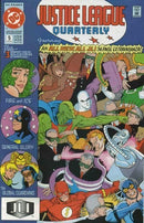Justice League Quarterly Be Careful What You Wish For! / Light Housekeeping / An Old Beginning / Jillion Dollar Legs |  Issue