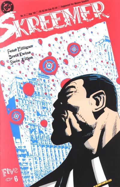 Skreemer D'ye Think I'm Dead? |  Issue#5 | Year:1989 | Series:  | Pub: DC Comics