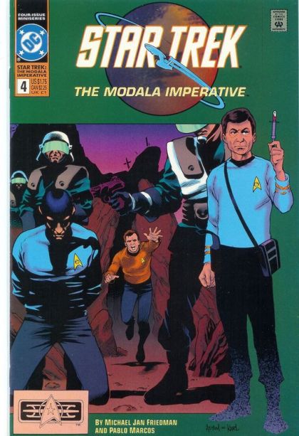 Star Trek: The Modala Imperative (1991) For Whom the Bell Tolls |  Issue#4A | Year:1991 | Series: Star Trek | Pub: DC Comics