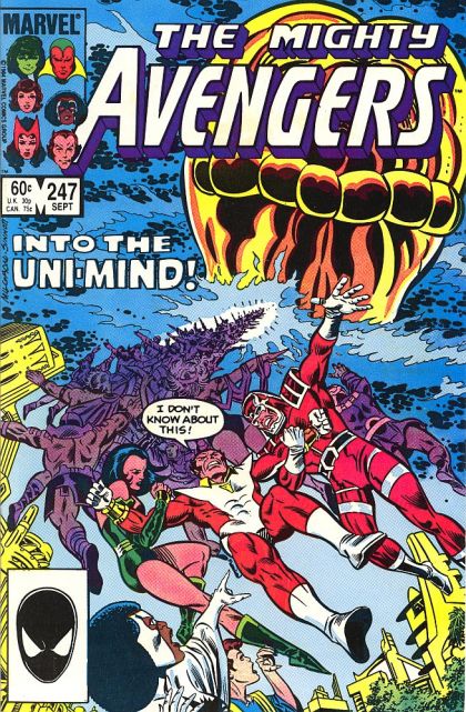 The Avengers "The Ties That Bind!" |  Issue#247A | Year:1984 | Series: Avengers | Pub: Marvel Comics