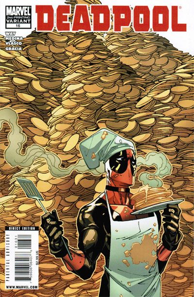 Deadpool, Vol. 3 Want You To Want Me, Part Two: No Man Is An Island |  Issue#16B | Year:2009 | Series: Deadpool | Pub: Marvel Comics | Paco Medina 2nd Printing Variant