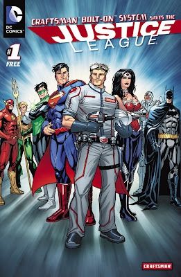 Craftsman Bolt-On System Saves the Justice League  |  Issue#1 | Year:2012 | Series:  | Pub: DC Comics