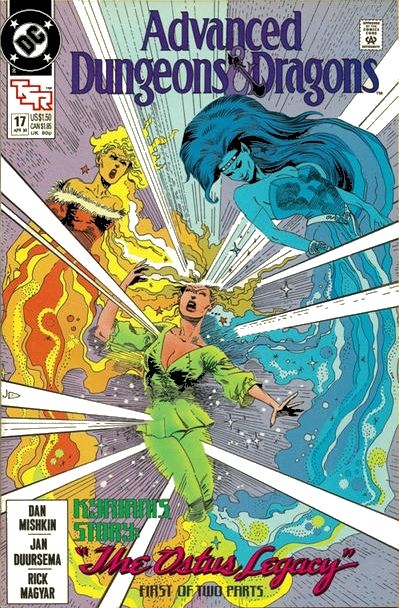 Advanced Dungeons & Dragons The Ostus Legacy, Part I |  Issue#17A | Year:1990 | Series: TSR | Pub: DC Comics |