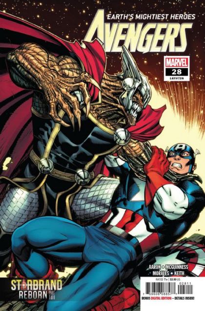 Avengers, Vol. 8 Starbrand Reborn, The Three Heralds |  Issue#28A | Year:2019 | Series: Avengers | Pub: Marvel Comics | Regular Ed McGuinness Cover