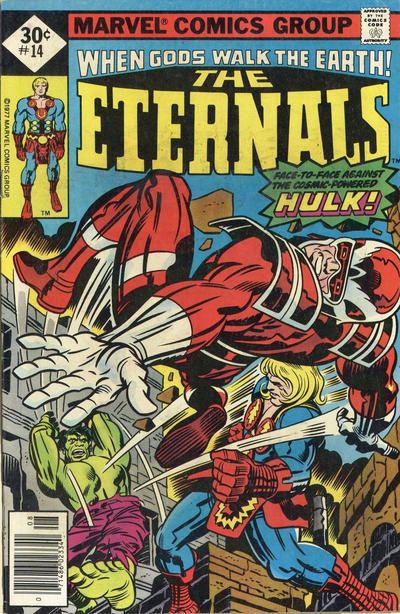 Eternals, Vol. 1 Ikaris and the Cosmic Powered Hulk |  Issue#14A | Year:1977 | Series: Eternals | Pub: Marvel Comics