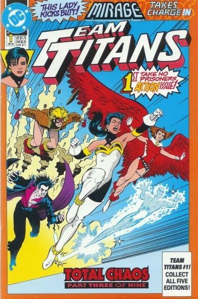 Team Titans Total Chaos - The Shape-Shifting Secret Origin of Mirage / Childhood's End |  Issue#1E | Year:1992 | Series: Teen Titans | Pub: DC Comics