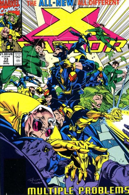 X-Factor Crowd Control |  Issue#73A | Year:1991 | Series: X-Factor | Pub: Marvel Comics