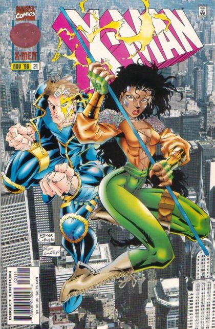 X-Man Open Cage |  Issue#21A | Year:1996 | Series: X-Men | Pub: Marvel Comics