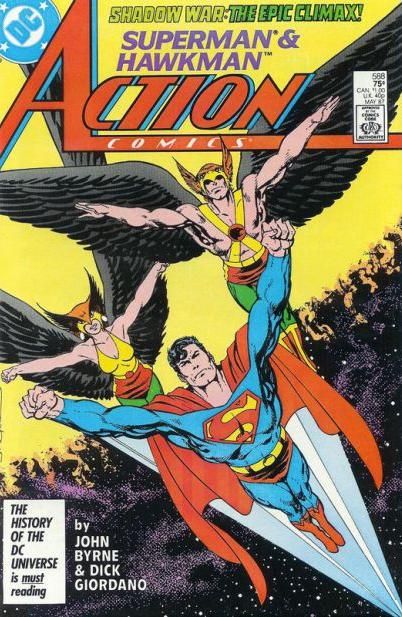 Action Comics, Vol. 1 Shadow War of Hawkman - Part 2: All Wars Must End |  Issue#588A | Year:1987 | Series:  | Direct Edition
