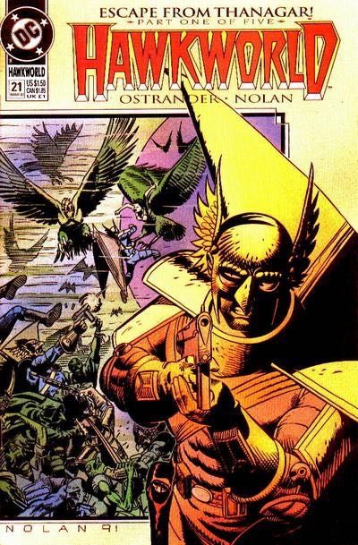 Hawkworld, Vol. 2 Escape From Thanagar, Past Times |  Issue#21 | Year:1992 | Series: Hawkworld | Pub: DC Comics